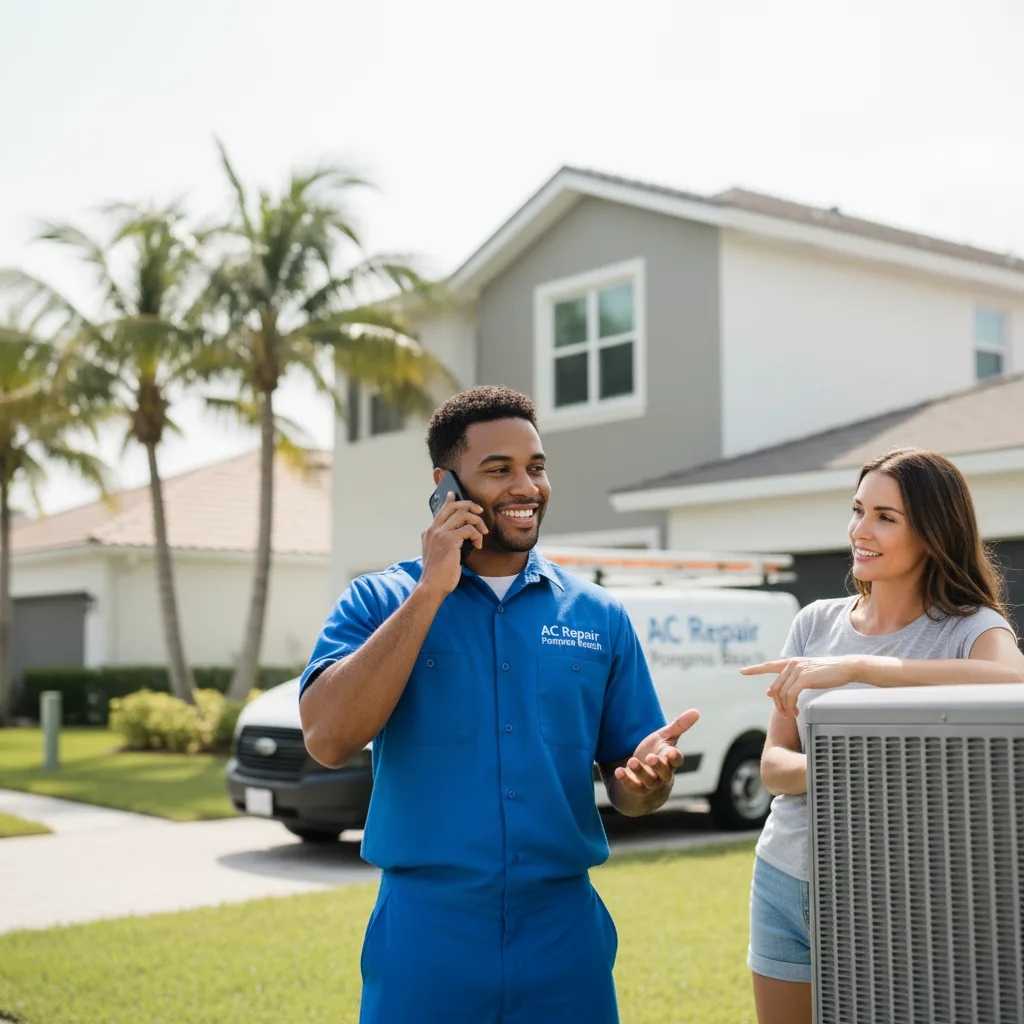 AC Repair Pompano Beach customer support in Edgard